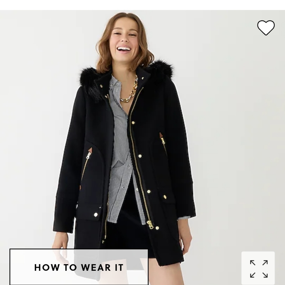 Chateau Parka in Italian Stadium-Cloth Wool